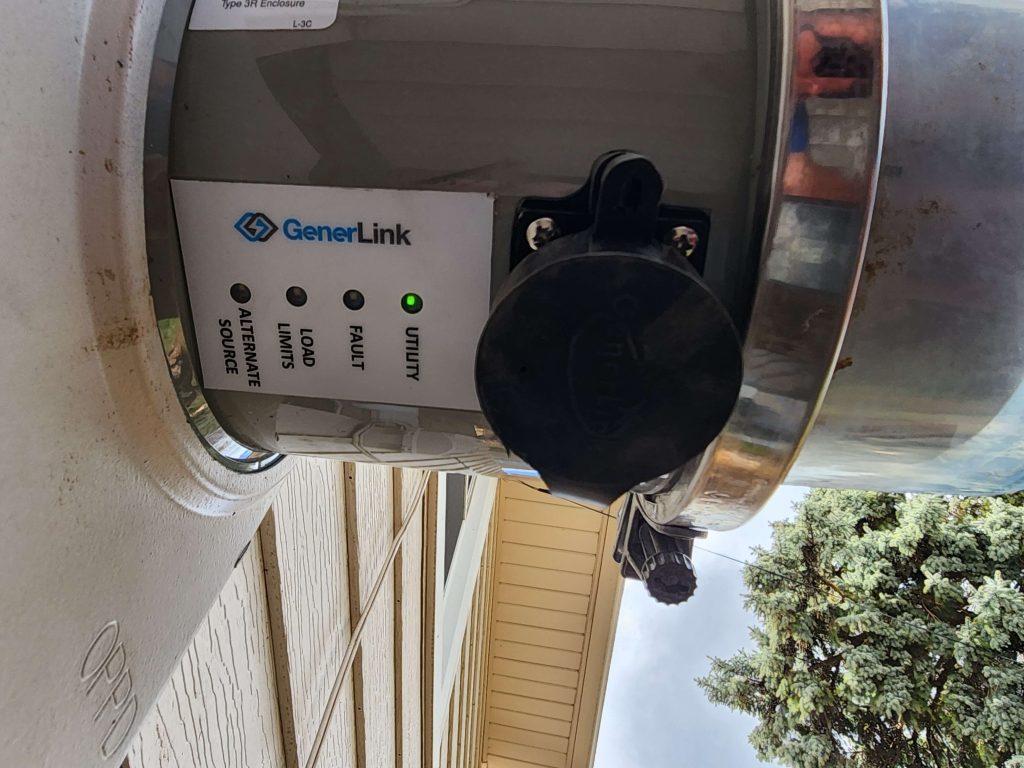 generlink power outlet and panel