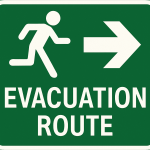 evacuation route